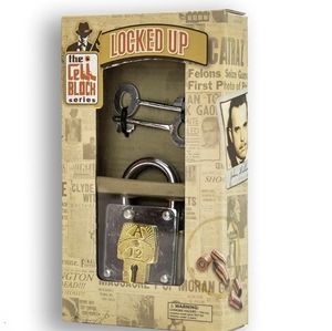 Brainteaser Puzzle "Locked Up" Trick Lock